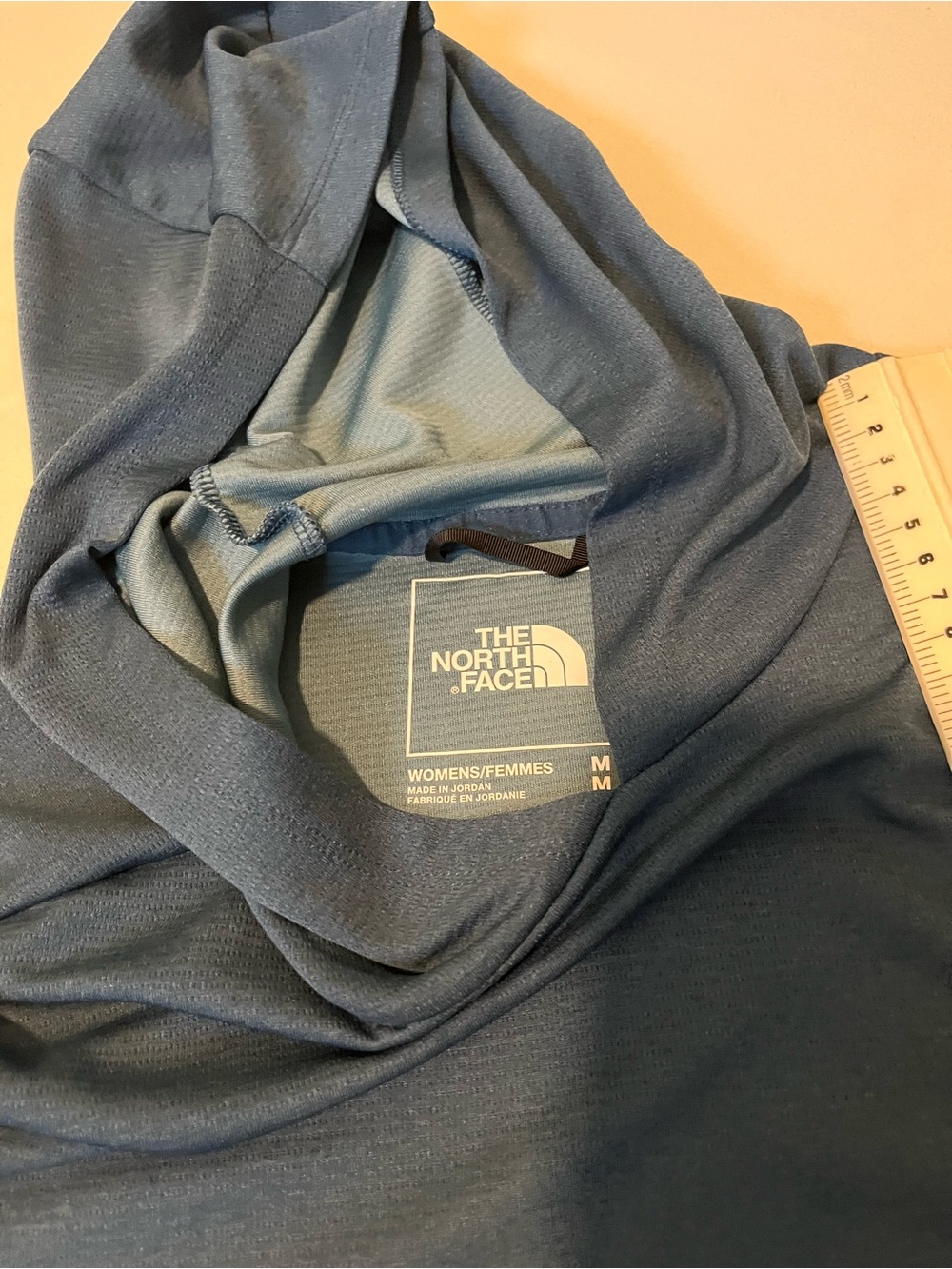 The North Face Women's Teal Hoodie - Blue Green - Picture 8 of 9